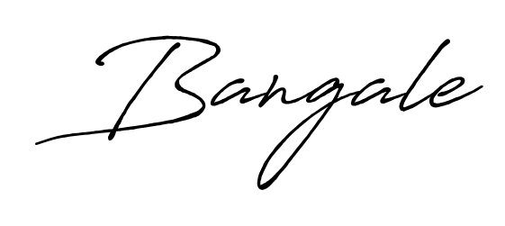Design your own signature with our free online signature maker. With this signature software, you can create a handwritten (Antro_Vectra_Bolder) signature for name Bangale. Bangale signature style 7 images and pictures png
