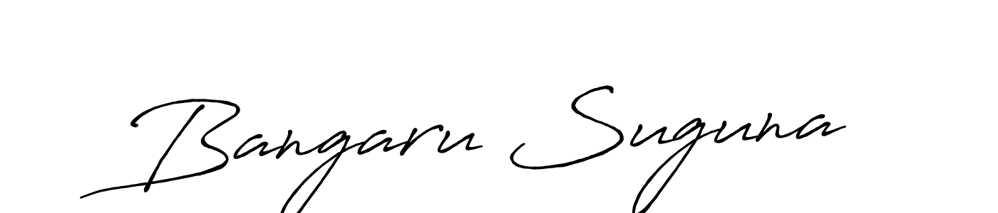 Similarly Antro_Vectra_Bolder is the best handwritten signature design. Signature creator online .You can use it as an online autograph creator for name Bangaru Suguna. Bangaru Suguna signature style 7 images and pictures png