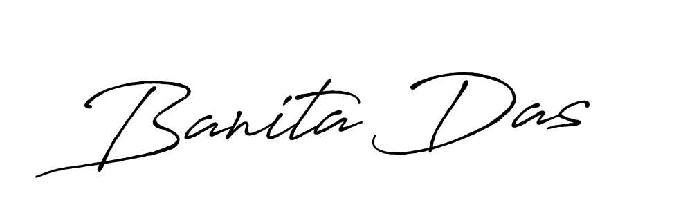 Create a beautiful signature design for name Banita Das. With this signature (Antro_Vectra_Bolder) fonts, you can make a handwritten signature for free. Banita Das signature style 7 images and pictures png