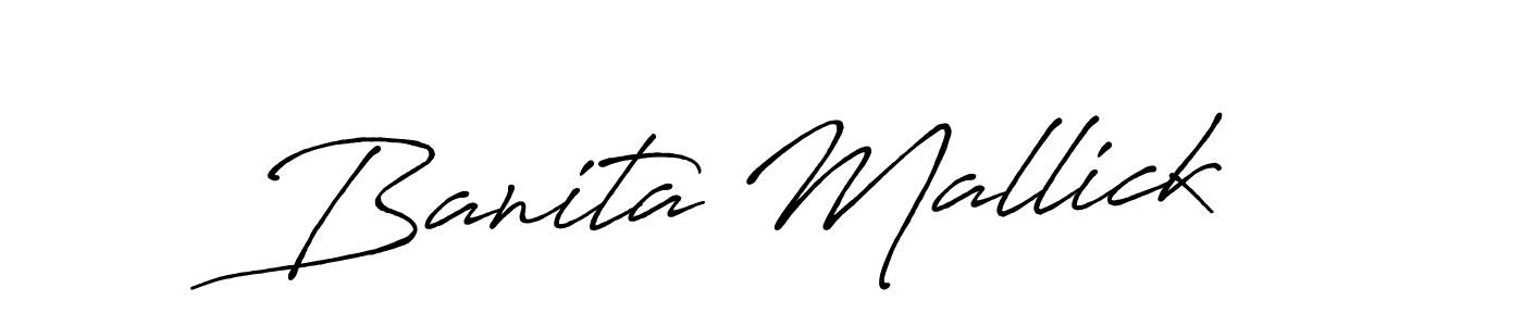 How to Draw Banita Mallick signature style? Antro_Vectra_Bolder is a latest design signature styles for name Banita Mallick. Banita Mallick signature style 7 images and pictures png