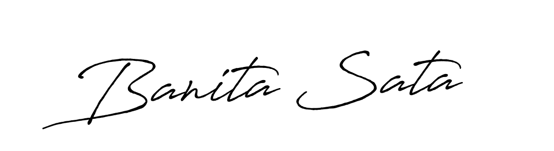 Also You can easily find your signature by using the search form. We will create Banita Sata name handwritten signature images for you free of cost using Antro_Vectra_Bolder sign style. Banita Sata signature style 7 images and pictures png
