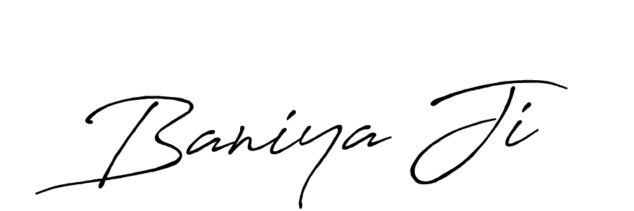 The best way (Antro_Vectra_Bolder) to make a short signature is to pick only two or three words in your name. The name Baniya Ji include a total of six letters. For converting this name. Baniya Ji signature style 7 images and pictures png
