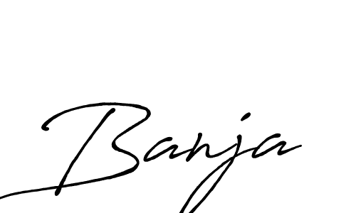 Similarly Antro_Vectra_Bolder is the best handwritten signature design. Signature creator online .You can use it as an online autograph creator for name Banja. Banja signature style 7 images and pictures png