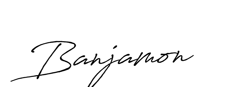 if you are searching for the best signature style for your name Banjamon. so please give up your signature search. here we have designed multiple signature styles  using Antro_Vectra_Bolder. Banjamon signature style 7 images and pictures png