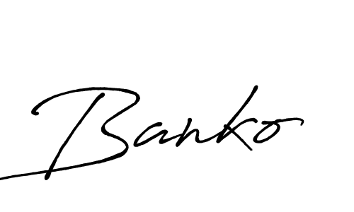 Antro_Vectra_Bolder is a professional signature style that is perfect for those who want to add a touch of class to their signature. It is also a great choice for those who want to make their signature more unique. Get Banko name to fancy signature for free. Banko signature style 7 images and pictures png