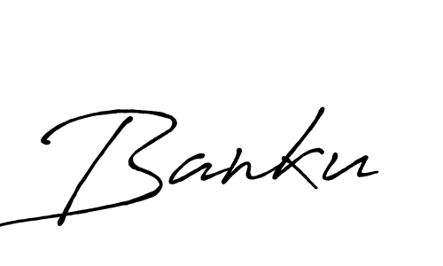 Banku stylish signature style. Best Handwritten Sign (Antro_Vectra_Bolder) for my name. Handwritten Signature Collection Ideas for my name Banku. Banku signature style 7 images and pictures png