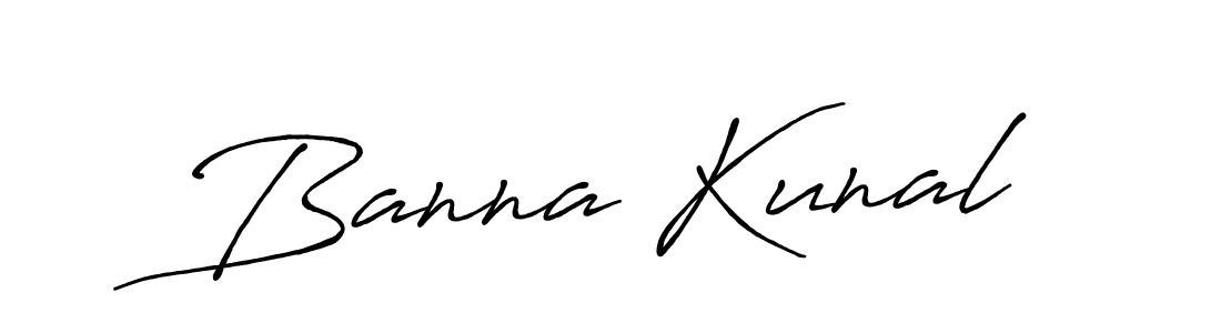 The best way (Antro_Vectra_Bolder) to make a short signature is to pick only two or three words in your name. The name Banna Kunal include a total of six letters. For converting this name. Banna Kunal signature style 7 images and pictures png