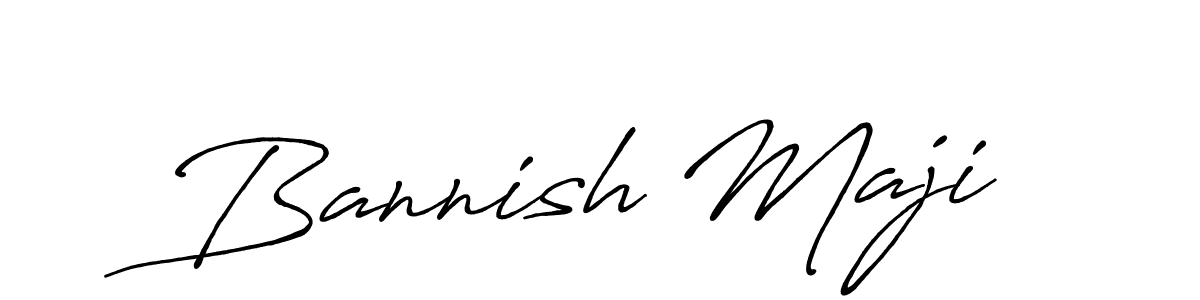 Also You can easily find your signature by using the search form. We will create Bannish Maji name handwritten signature images for you free of cost using Antro_Vectra_Bolder sign style. Bannish Maji signature style 7 images and pictures png