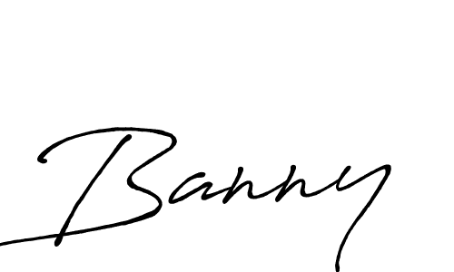 Similarly Antro_Vectra_Bolder is the best handwritten signature design. Signature creator online .You can use it as an online autograph creator for name Banny. Banny signature style 7 images and pictures png