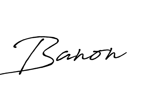 Similarly Antro_Vectra_Bolder is the best handwritten signature design. Signature creator online .You can use it as an online autograph creator for name Banon. Banon signature style 7 images and pictures png