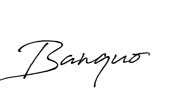 Create a beautiful signature design for name Banquo. With this signature (Antro_Vectra_Bolder) fonts, you can make a handwritten signature for free. Banquo signature style 7 images and pictures png