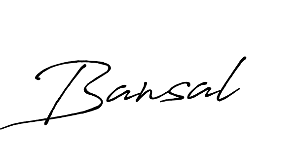 Bansal stylish signature style. Best Handwritten Sign (Antro_Vectra_Bolder) for my name. Handwritten Signature Collection Ideas for my name Bansal. Bansal signature style 7 images and pictures png