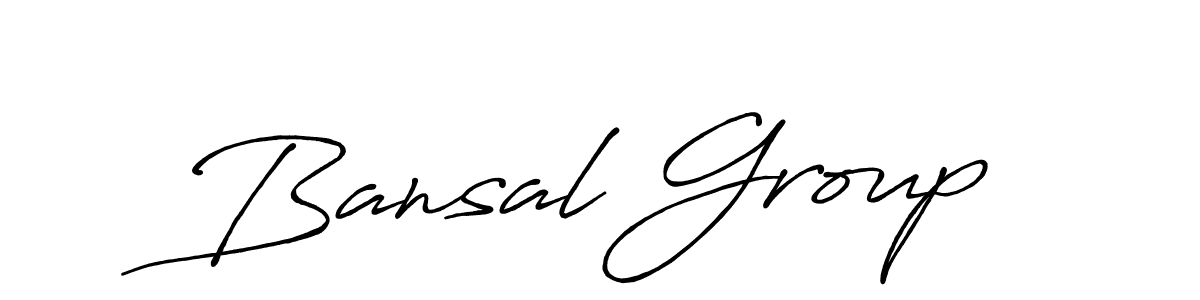 You should practise on your own different ways (Antro_Vectra_Bolder) to write your name (Bansal Group) in signature. don't let someone else do it for you. Bansal Group signature style 7 images and pictures png