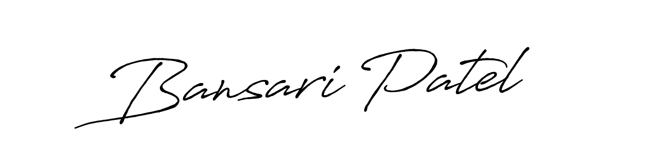 Also You can easily find your signature by using the search form. We will create Bansari Patel name handwritten signature images for you free of cost using Antro_Vectra_Bolder sign style. Bansari Patel signature style 7 images and pictures png