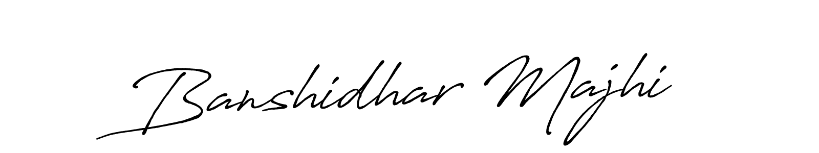 How to make Banshidhar Majhi name signature. Use Antro_Vectra_Bolder style for creating short signs online. This is the latest handwritten sign. Banshidhar Majhi signature style 7 images and pictures png