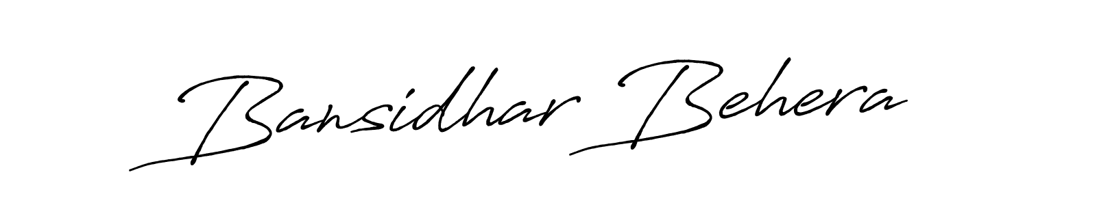 Similarly Antro_Vectra_Bolder is the best handwritten signature design. Signature creator online .You can use it as an online autograph creator for name Bansidhar Behera. Bansidhar Behera signature style 7 images and pictures png
