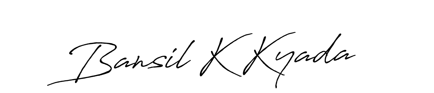 How to Draw Bansil K Kyada signature style? Antro_Vectra_Bolder is a latest design signature styles for name Bansil K Kyada. Bansil K Kyada signature style 7 images and pictures png