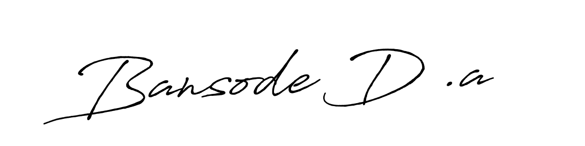 Also You can easily find your signature by using the search form. We will create Bansode D .a name handwritten signature images for you free of cost using Antro_Vectra_Bolder sign style. Bansode D .a signature style 7 images and pictures png