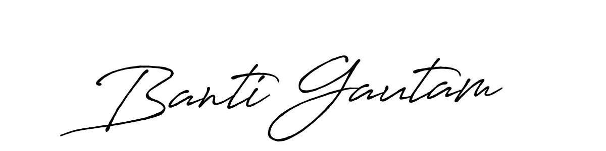 Similarly Antro_Vectra_Bolder is the best handwritten signature design. Signature creator online .You can use it as an online autograph creator for name Banti Gautam. Banti Gautam signature style 7 images and pictures png