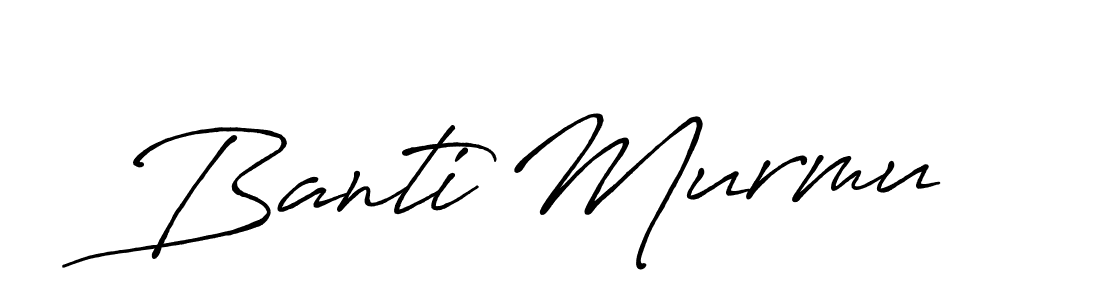 The best way (Antro_Vectra_Bolder) to make a short signature is to pick only two or three words in your name. The name Banti Murmu include a total of six letters. For converting this name. Banti Murmu signature style 7 images and pictures png