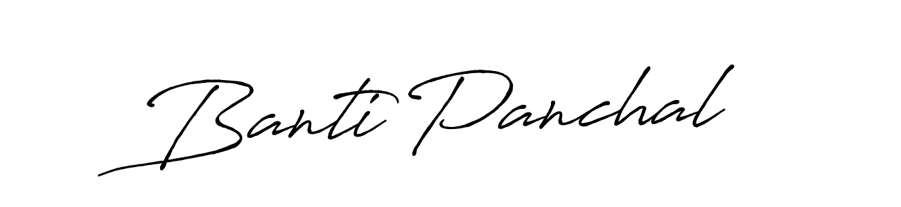 if you are searching for the best signature style for your name Banti Panchal. so please give up your signature search. here we have designed multiple signature styles  using Antro_Vectra_Bolder. Banti Panchal signature style 7 images and pictures png