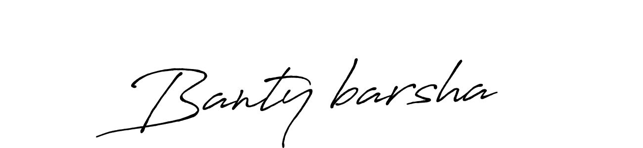 It looks lik you need a new signature style for name Banty±barsha. Design unique handwritten (Antro_Vectra_Bolder) signature with our free signature maker in just a few clicks. Banty±barsha signature style 7 images and pictures png