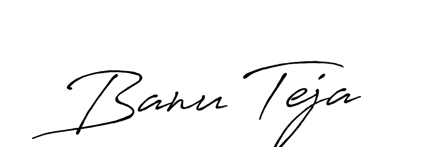 Once you've used our free online signature maker to create your best signature Antro_Vectra_Bolder style, it's time to enjoy all of the benefits that Banu Teja name signing documents. Banu Teja signature style 7 images and pictures png