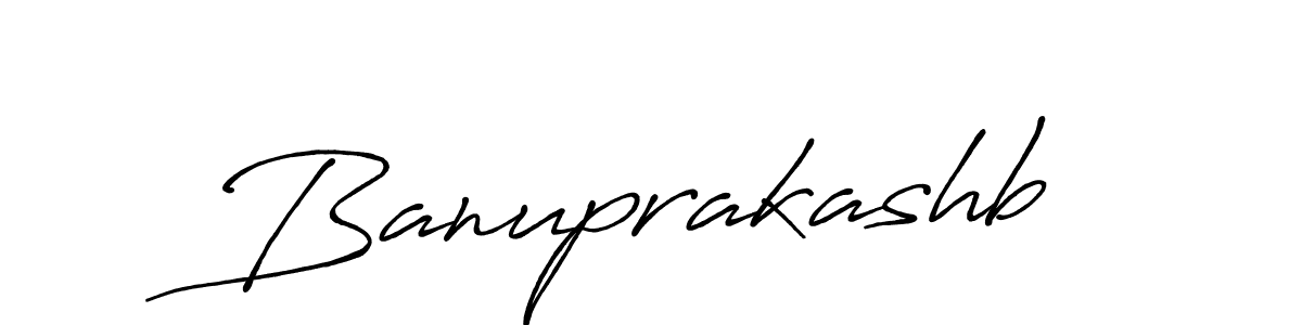 Design your own signature with our free online signature maker. With this signature software, you can create a handwritten (Antro_Vectra_Bolder) signature for name Banuprakashb. Banuprakashb signature style 7 images and pictures png