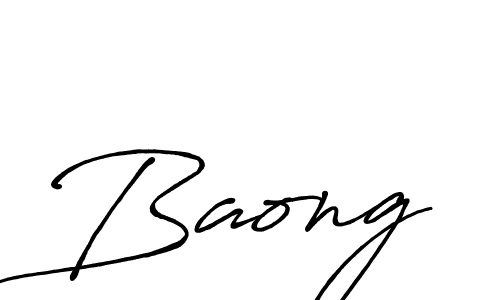 Create a beautiful signature design for name Baong. With this signature (Antro_Vectra_Bolder) fonts, you can make a handwritten signature for free. Baong signature style 7 images and pictures png