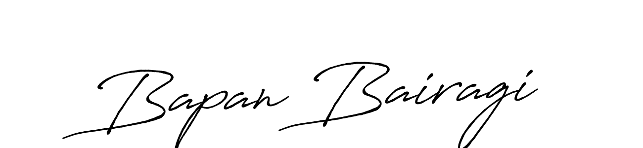 Also we have Bapan Bairagi name is the best signature style. Create professional handwritten signature collection using Antro_Vectra_Bolder autograph style. Bapan Bairagi signature style 7 images and pictures png