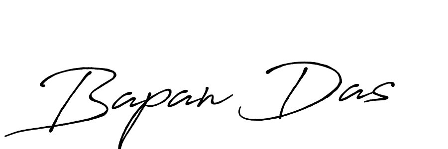 Create a beautiful signature design for name Bapan Das. With this signature (Antro_Vectra_Bolder) fonts, you can make a handwritten signature for free. Bapan Das signature style 7 images and pictures png