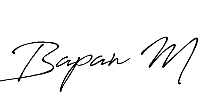 Best and Professional Signature Style for Bapan M. Antro_Vectra_Bolder Best Signature Style Collection. Bapan M signature style 7 images and pictures png