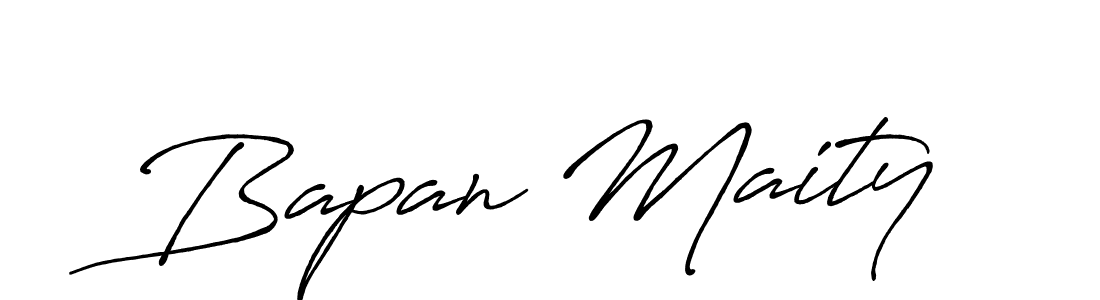 Also we have Bapan Maity name is the best signature style. Create professional handwritten signature collection using Antro_Vectra_Bolder autograph style. Bapan Maity signature style 7 images and pictures png