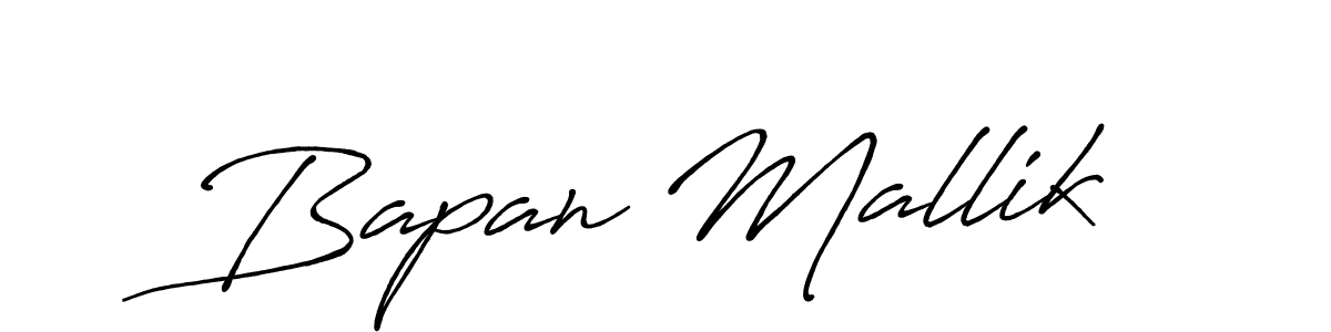 Also You can easily find your signature by using the search form. We will create Bapan Mallik name handwritten signature images for you free of cost using Antro_Vectra_Bolder sign style. Bapan Mallik signature style 7 images and pictures png