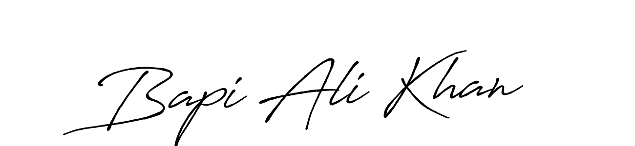 You can use this online signature creator to create a handwritten signature for the name Bapi Ali Khan. This is the best online autograph maker. Bapi Ali Khan signature style 7 images and pictures png