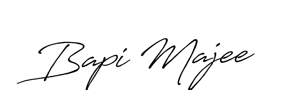 if you are searching for the best signature style for your name Bapi Majee. so please give up your signature search. here we have designed multiple signature styles  using Antro_Vectra_Bolder. Bapi Majee signature style 7 images and pictures png