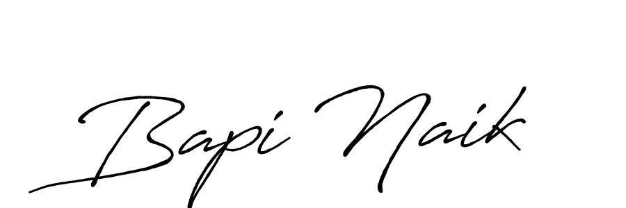 Bapi Naik stylish signature style. Best Handwritten Sign (Antro_Vectra_Bolder) for my name. Handwritten Signature Collection Ideas for my name Bapi Naik. Bapi Naik signature style 7 images and pictures png