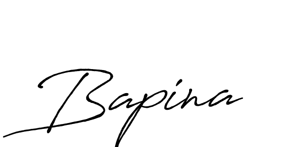 It looks lik you need a new signature style for name Bapina. Design unique handwritten (Antro_Vectra_Bolder) signature with our free signature maker in just a few clicks. Bapina signature style 7 images and pictures png