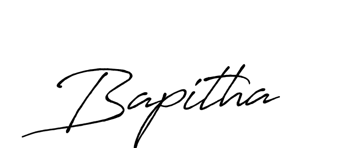 You should practise on your own different ways (Antro_Vectra_Bolder) to write your name (Bapitha) in signature. don't let someone else do it for you. Bapitha signature style 7 images and pictures png