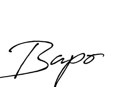 How to make Bapo name signature. Use Antro_Vectra_Bolder style for creating short signs online. This is the latest handwritten sign. Bapo signature style 7 images and pictures png