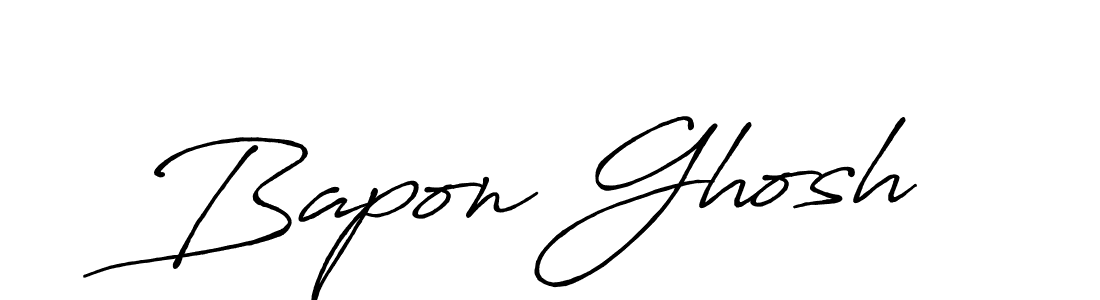 The best way (Antro_Vectra_Bolder) to make a short signature is to pick only two or three words in your name. The name Bapon Ghosh include a total of six letters. For converting this name. Bapon Ghosh signature style 7 images and pictures png