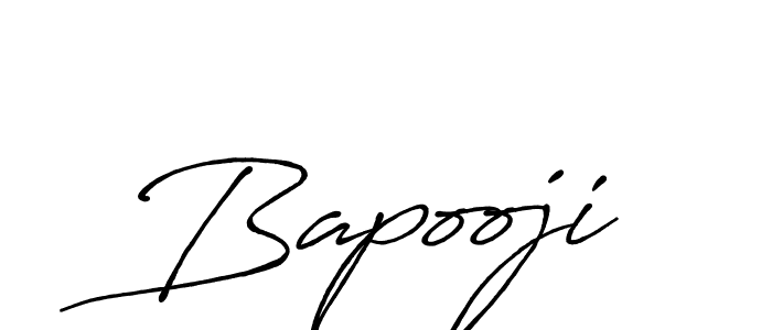 How to make Bapooji signature? Antro_Vectra_Bolder is a professional autograph style. Create handwritten signature for Bapooji name. Bapooji signature style 7 images and pictures png