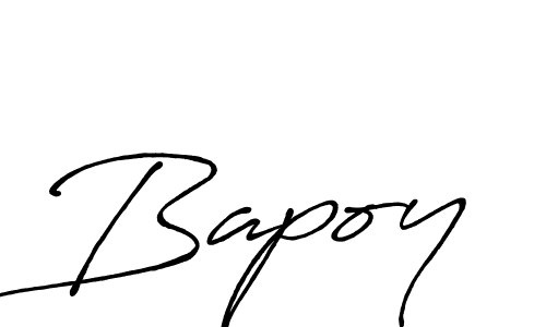 Make a beautiful signature design for name Bapoy. With this signature (Antro_Vectra_Bolder) style, you can create a handwritten signature for free. Bapoy signature style 7 images and pictures png