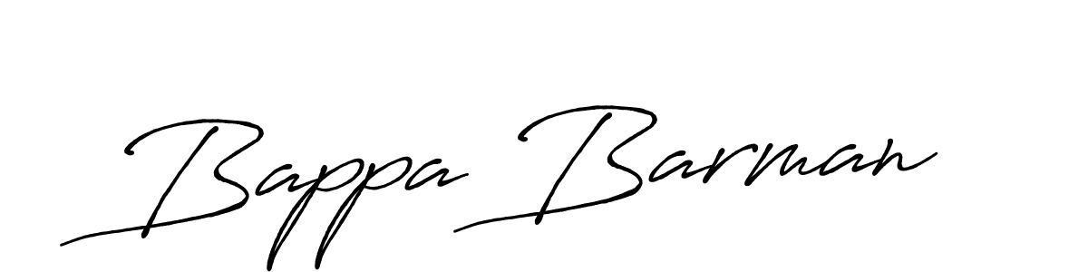 How to make Bappa Barman signature? Antro_Vectra_Bolder is a professional autograph style. Create handwritten signature for Bappa Barman name. Bappa Barman signature style 7 images and pictures png