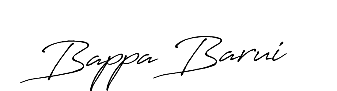 Create a beautiful signature design for name Bappa Barui. With this signature (Antro_Vectra_Bolder) fonts, you can make a handwritten signature for free. Bappa Barui signature style 7 images and pictures png