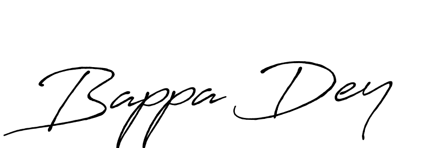 Make a beautiful signature design for name Bappa Dey. With this signature (Antro_Vectra_Bolder) style, you can create a handwritten signature for free. Bappa Dey signature style 7 images and pictures png