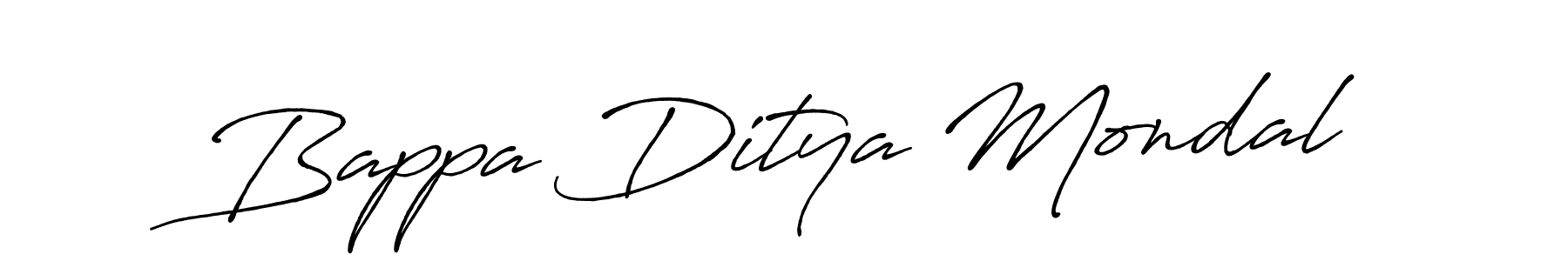 Design your own signature with our free online signature maker. With this signature software, you can create a handwritten (Antro_Vectra_Bolder) signature for name Bappa Ditya Mondal. Bappa Ditya Mondal signature style 7 images and pictures png