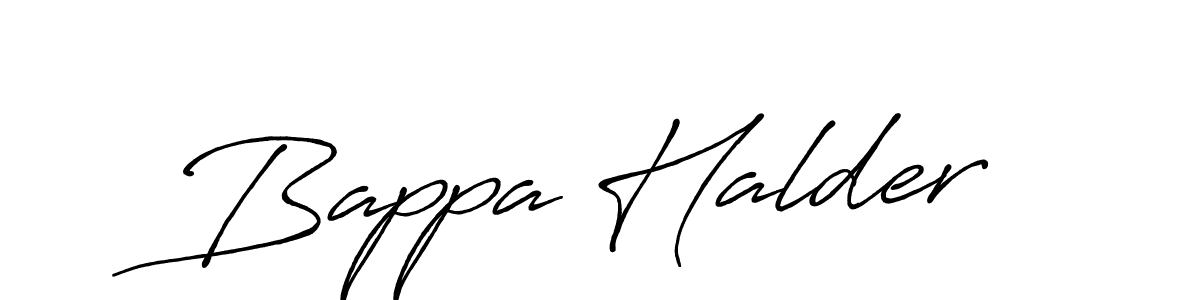 Design your own signature with our free online signature maker. With this signature software, you can create a handwritten (Antro_Vectra_Bolder) signature for name Bappa Halder. Bappa Halder signature style 7 images and pictures png