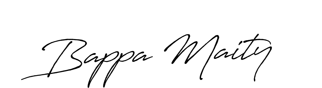 Use a signature maker to create a handwritten signature online. With this signature software, you can design (Antro_Vectra_Bolder) your own signature for name Bappa Maity. Bappa Maity signature style 7 images and pictures png