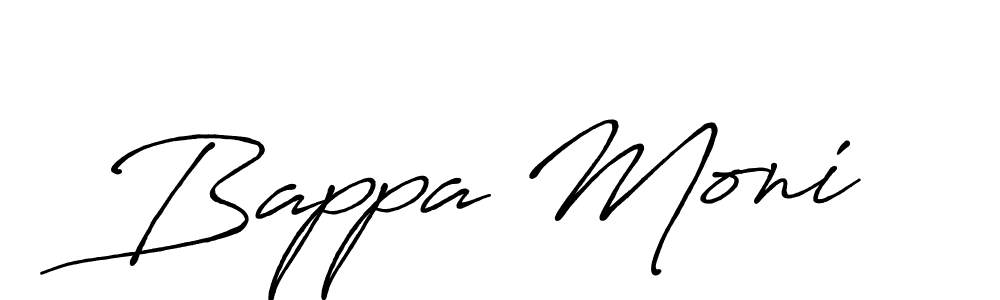 Similarly Antro_Vectra_Bolder is the best handwritten signature design. Signature creator online .You can use it as an online autograph creator for name Bappa Moni. Bappa Moni signature style 7 images and pictures png